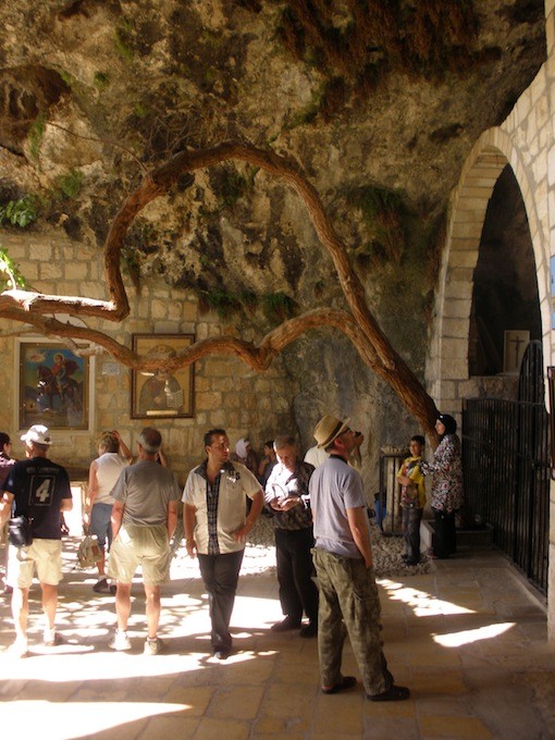 The location of Saint Thekla’s  ‘miraculous’ escape.